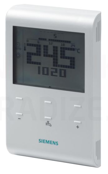 Siemens room thermostat with auto time switch RDE100.1DHW