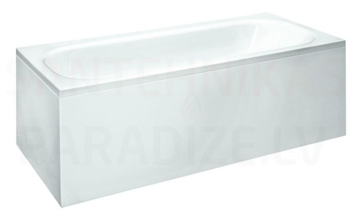 Laufen vanna Solutions, 1700x750 mm, ar paneli, kreisā puse, balta akrila