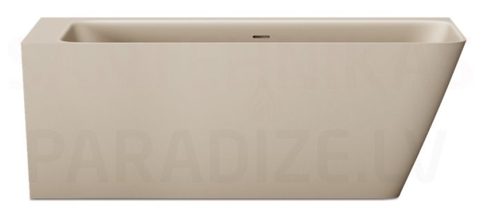PAA SILKSTONE vanna QUADRO CORNER D 1600x750x600 (matēts Caffelatte)