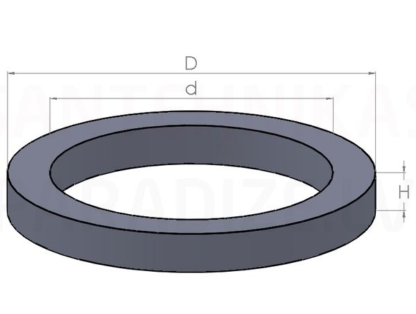 Betoninis šulinio žiedas KO 5 910 x 700 x 50mm 