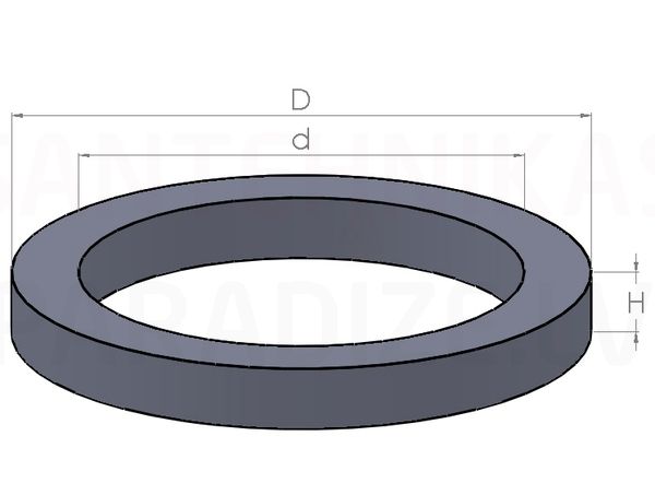 Concrete ring for well KO 5  910 x 700 x  50mm