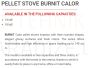 BURNIT central heating pellet fireplace-stove CALOR (5.5-13 kW) (Swan White)