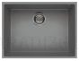 ELLECI stone mass kitchen sink QUADRA 110 UNDERMOUNT Light grey 58x44 cm