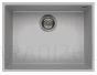 ELLECI akmens masas virtuves izlietne QUADRA 110 UNDERMOUNT Aluminium 58x44 cm