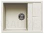 ELLECI akmens masas virtuves izlietne UNICO 125 Bianco Antico 65x50 cm
