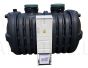 Gudrā bioloģiska attīrīšanas sistēma AQUABLOC 1.05 3150x1220x1450mm