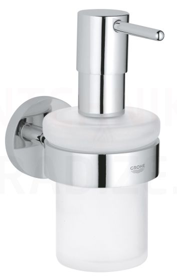 GROHE škidro ziepju trauks ar turētāju Essentials New (Hroms)