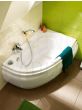 CERSANIT asymmetric acrylic bathtub JOANNA 160x95