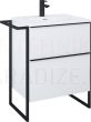 Elita cabinet for sink LOOK 60 gray