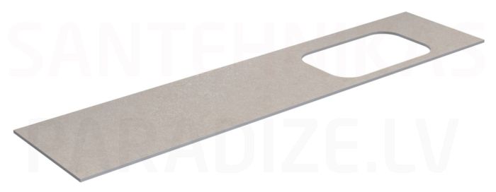 KAME HPL-R galda virsma ar izgriezumu izlietnei MOVADO (smilšu akmens) 10x2000x465 mm