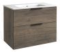 RB GRAND 80 izlietnes skapītis ar izlietni (brūns ozols) 600x800x460 mm