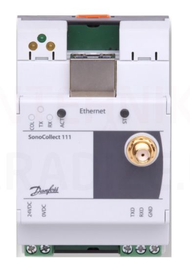 Danfoss SonoCollect 111 E-M-125 datu savācējs, līdz 125 skaitītājiem, M-Bus, Ethernet