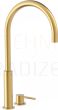 TRES STUDY Console sink faucet with one lever, gold matt