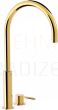 TRES STUDY Console sink faucet with one lever, gold