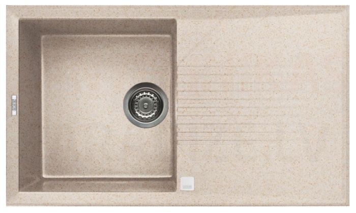 ELLECI stone mass kitchen sink TEKNO 400 Avena 86x50 cm