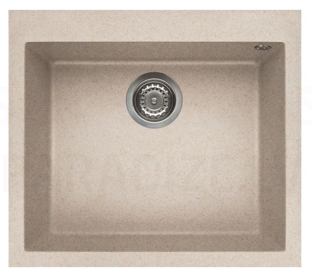 ELLECI akmens masas virtuves izlietne QUADRA 105 Avena 57x50 cm