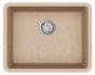 HELIKA akmens masas virtuves izlietne ARCA (AW) 600 Beige 58.5x46 cm