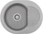 ELLECI akmens masas virtuves izlietne EASY ROUND 600 Aluminium 60x47 cm