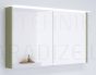 KAME mirror cabinet LOFT 120 with LED (Savannah green) 700x1200 mm