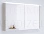 KAME mirror cabinet LOFT 120 with LED (cashmere) 700x1200 mm