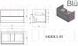 BLU izlietnes skapītis MODUL 844x485x500 (Lily white)