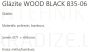 DUSCHY glass Wood (black)