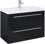 Elita cabinet for sink KWADRO PLUS 80 black