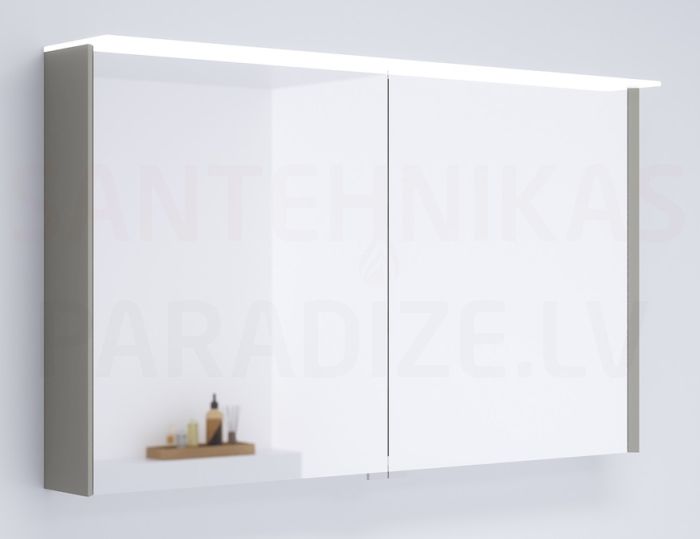 KAME mirror cabinet LOFT 120 with LED (gray stone) 700x1200 mm