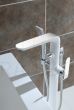 EMIRA Floor-mounted bath mixer with hand shower