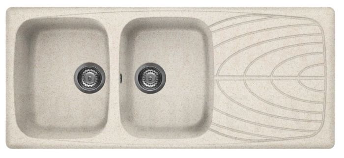 ELLECI stone mass kitchen sink MASTER 500 Avena 116x50 cm