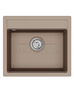HELIKA akmens masas virtuves izlietne KOPA (AWP) 575 Mocha Warm 57x51 cm