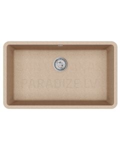 HELIKA akmens masas virtuves izlietne ARCA (W) 800 Beige 81x48 cm