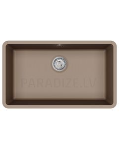 HELIKA akmens masas virtuves izlietne ARCA (AW) 800 Mocha Warm 81x48 cm