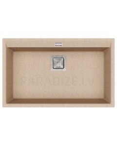 HELIKA akmens masas virtuves izlietne DELICIA (W) 750 Beige 74x45.5 cm