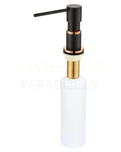HELIKA DTR ziepju dozators Black Metallic/Copper