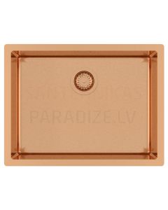 HELIKA nerūdijančio plieno virtuvės kriauklė NOVA L 59x45 cm Copper