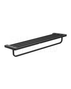 Dvieļu plaukts ar turekli, 63 cm. Ravak 10° Black TD 330.20