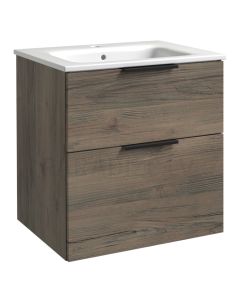 RB GRAND 60 izlietnes skapītis ar izlietni (brūns ozols) 600x600x460 mm