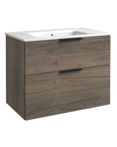 RB GRAND 80 izlietnes skapītis ar izlietni (brūns ozols) 600x800x460 mm