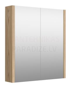 RB JOY 60 spoguļskapītis (gaišs ozols) 650x600x120 mm