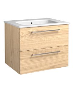 RB JOY 60 izlietnes skapītis ar izlietni (gaišs ozols) 500x600x460 mm