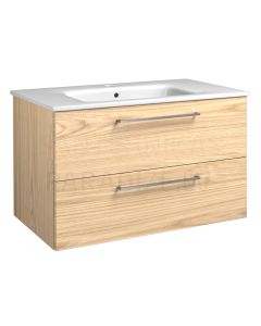 RB JOY 80 izlietnes skapītis ar izlietni (gaišs ozols) 500x800x460 mm