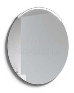 RB spogulis 80 ar LED ECO ROUND 800x800 mm MOON ALU