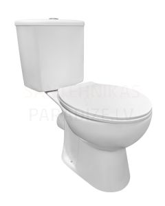 Domoletti WC tualetes pods PO221-P (horizontalais izvads) ar vāku
