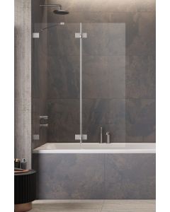 RADAWAY bathtub wall Essenza Pro Brushed Nickel PND II 150x140 brushed nickel + transparent glass (left)