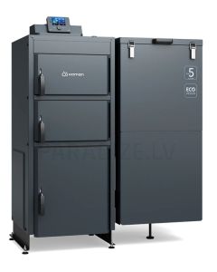 KAMEN granulių ir anglies šildymo katilas MULTI KG 50kW