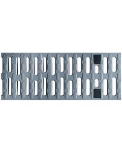 ACO Multiline Seal in slotted rain grill (silver gray) 0,5m B125 plastic