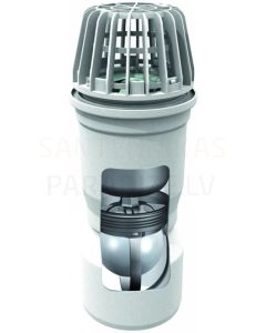 ACO light shaft anti-odor siphon with non-return valve