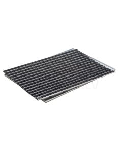 ACO Vario apavu tīrīšanas sistēma – paklājs antracīta krāsā ar alumīnija rāmi 600x400mm