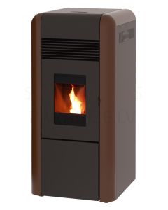 ALFA PLAM pellet fireplace (boiler) of central heating DINO 17 kW